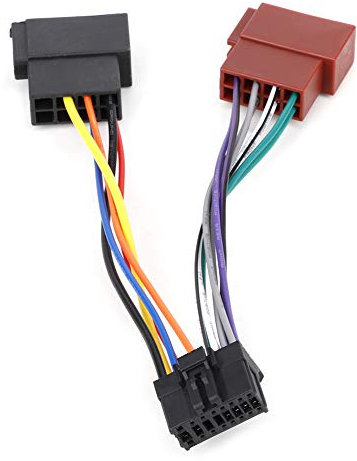 pioneer iso adapter + Wiring Harness Cable Adapter Car Radio Stereo Receiver Connector Kit 16pin Port to Mini Iso 8pin Plug Wiring Harness Cable Fits for Pioneer 2003-on for pioneer autoradio kabel