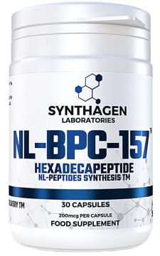 SYNTHAGEN LABORATORIES - NL-BPC-157 - HEXADECAPÉPTIDO - Para los Músculos y la Regeneración Post-Entrenamiento - Péptidos para el Gimnasio BPC - Para el Tratamiento de Lesiones