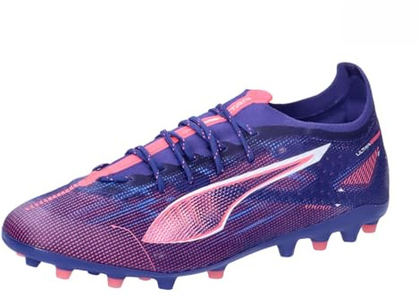 PUMA Unisex Adults Ultra 5 PRO MG Soccer Shoe, Lapis Lazuli-PUMA White-Sunset Glow, 46.5 EU