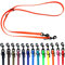 Biothane Hundeleine schwarzer Haken verstellbar für kleine Hunde/große Hunde 2m / 2,40m / 2,80m / 3,50m / 5m (Neonorange, 2m X 13mm)