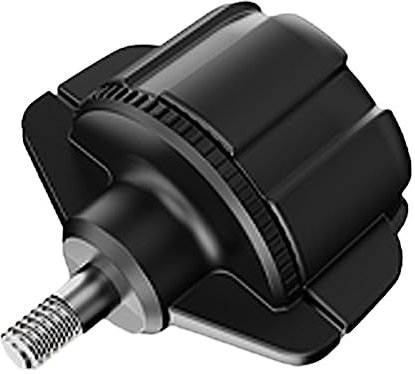 Portable 17mm Ball Socket To 1/4 Threaded Connector Durable Plastic Adapter For Attaching Various Mounts & Brackets Adapter For Tripod Head Universal Mount Adapter Screw Thread Converter Ball Joint