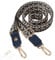 UKON Phone Strap Crossbody Phone Lanyard, Widen Neck Strap Adjustable Handbag Strap with Premium Hook And Loop Genuine Leather Head Shoulder Bag Strap with 2 Tpu Tether Tabs (Black)