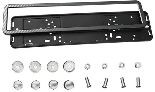 Marco de matrícula Europea,Marco de matrícula de Coche Europeo - Marco portamatrículas de Acero Inoxidable | Accesorios para automóvil, Soporte para matrícula de automóvil, SUV, camión