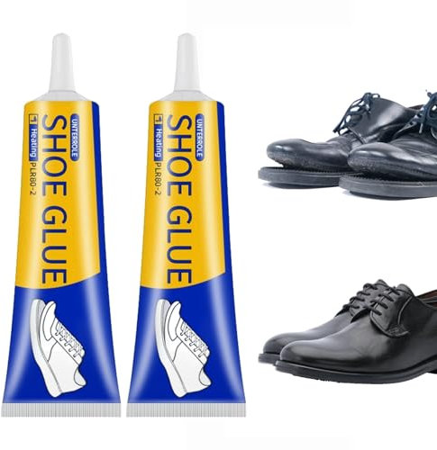 Xumann 2PCS Strong Shoe Glue, Sole Repair Waterproof Non-Hardening Suitable for Trainers, Canvas, Leather Shoes