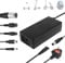 ZHSDUEWN Electric Scooter Charger, 42V 2A Hoverboard Charger UK 3 Pin, Mobility Scooter Charger, Electric Bike Charger with 6 Connections, e Scooter Charger for Balance Scooter, Hoverboard