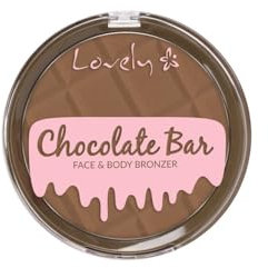 Lovely Makeup Bronzer für Gesicht und Körper, natürliches Bräunungs-Finish, weiche Textur, leicht anzuwenden, ideal für alle Hauttöne, kompaktes Format, Braun, 9 g