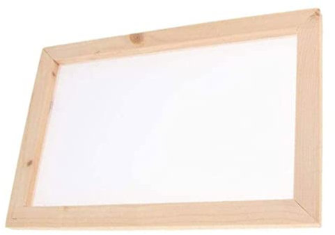 Holz Papierherstellung Netzrahmen Form Sieb Deckle Werkzeuge für DIY Basteln Papierherstellungsdruck 20 x 30 cm Holzrahmen zur Papierherstellung Deckle Papierherstellungssieb Papierherstellungsfo