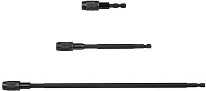 Vorteck Impact-Bohrerverlängerungen mit Schnellverschluss, 3er-Pack