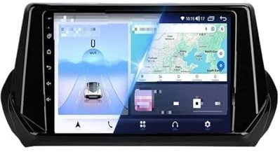 Jeu de Voiture sans Fil Lecteur multimédia vidéo Android 13 pour autoradio GPS pour Peugeot 208 (2008) avec écran intégré(CN04-4G-64G-CAM)