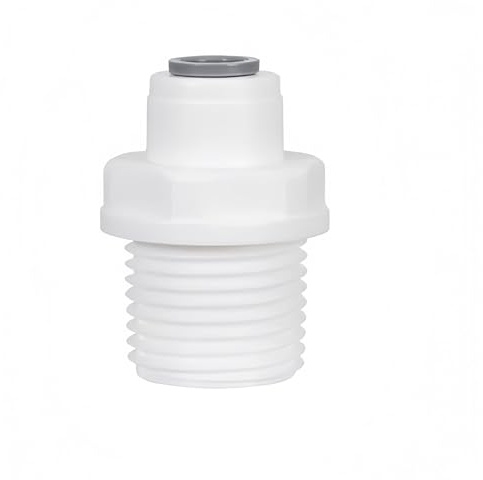 Tuyau de tuyau de 1/4 assorti à un filetage mâle/femelle de 3/8-raccords d'eau rapides RO droits for pièces de systèmes d'osmose inverse(6)