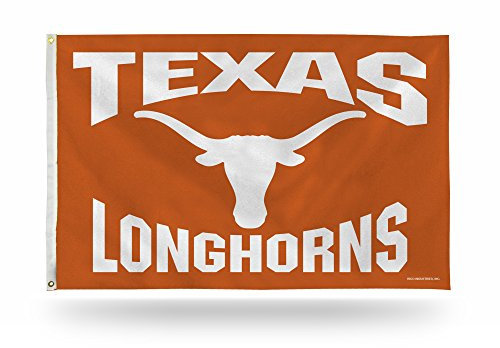 Rico Industries NCAA Texas Longhorns einseitige Bannerflagge mit Ösen, 90 x 150 cm