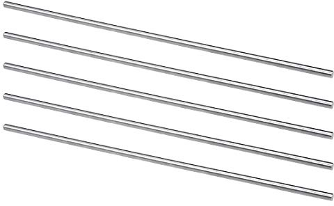 sourcing map 5 Stück Rundstab 4mm Durchmesser HSS Drechselstange Schaft | 200mm Länge, DIY Bastelwerkzeug