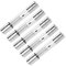 sourcing map Microondas Horno Cartucho Fusibles 0.65A DC 5000V 6x40mm Rápido Soplado Vidrio 5Uds