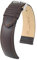 HIRSCH Unisex Uhrenarmband Kalbsleder Modell Kent 20 mm Braun