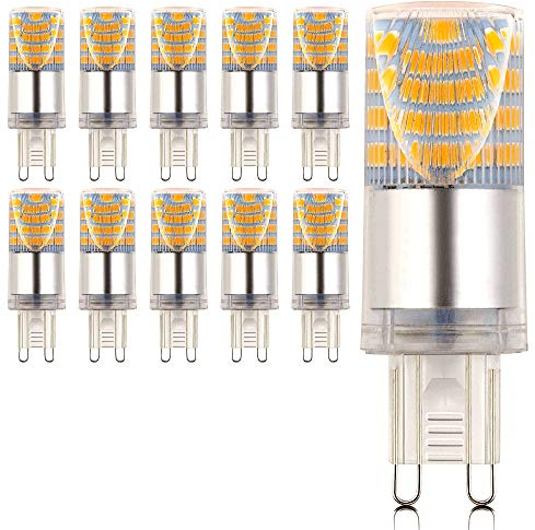 max K O M F O R T 10x G9 LED Leuchtmittel 4W 230V neutralweiß 4000K Lampen Stecklampe Halogen Ersatz SMD 380 Lumen