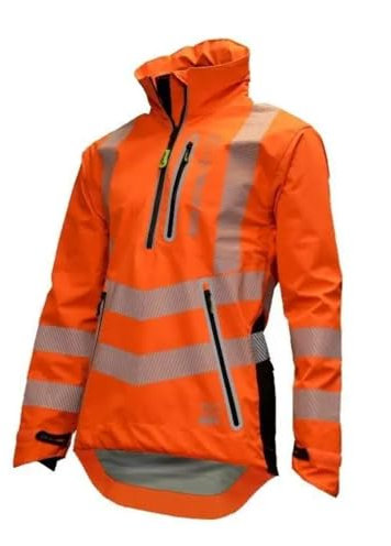 Arbortec Hi-Vis Smock Waterproof Breathe-Dry Outdoor Work Jacket Coat Size Large