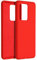 ACCEZZ kompatibel mit Samsung Galaxy S20 Ultra Hülle – Liquid Silikon Case – Back Cover Handyhülle in Rot [Mikrofaser-Futter, Ultradünn, Kratzfest, Stabil]