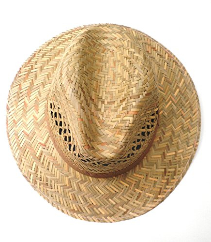 Faustmann Strohhut Herrenhut/Damenhut Größe.55-63 XXL gerade Krempe (56)