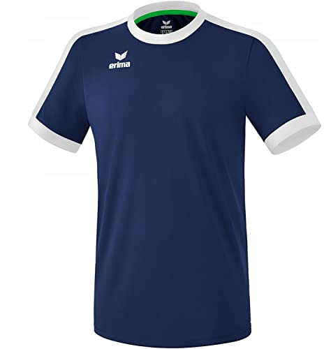 Erima Unisex Erwachsene Retro Star Trikot (3132127), New Navy/weiß, M