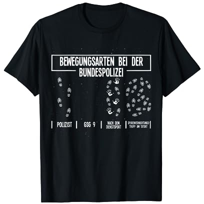 Bundespolizei Shirt als lustiges Polizei Herren T-Shirt T-Shirt