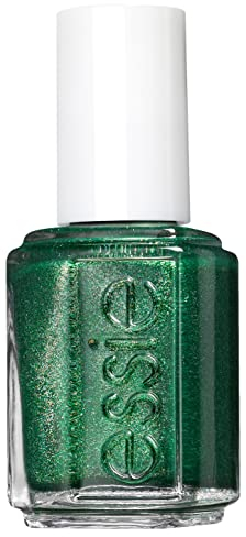 essie 1 x 13.5ml Nail Polish with Shimmer Finish for Colour Intense Nails #801 dressed to excess, Green