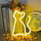 UExnkj-Y Cat Leuchtreklame Tier Neon Schild Warmweiße Neonschilder Wand LED Neon Sign USB oder Battery Powered Neon LED Sign Neon Christmas Bar Room Party