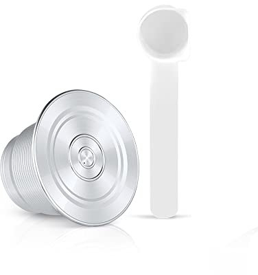 RECAFIMIL Reusable Capsules Stainless Steel Refillable Coffee Pods Coffee Filter Compatible for NES-presso Machine, 1 Capsule