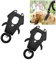 Ufurmate Frosch-Clip für Hundeleine, Weltraum-Aluminium-Verriegelung, schnelllösende Schnalle, rostbeständig, Hundeleinenschließe, 360 Grad drehbarer Clip um das Hundehalsband zu verbinden