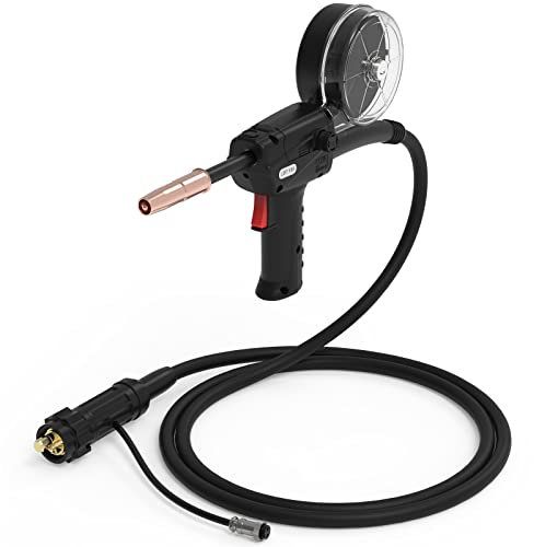 YESWELDER Spulenpistole, 150 A, 3 m Kabel, Euro-Anschluss, passend für YESWELDER MIG-205DS (PRO)/MIG-185DS PRO Schweißer, passend für Tweco Schweißbrennerkopf