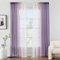 MIULEE Tende Voile Trasparenti Sfumato per Soggiorno Camera da Letto Bagno Cucina Camera da Tenda Finestra Balcone Casa con 2 Pannelli 140X245CM Viola