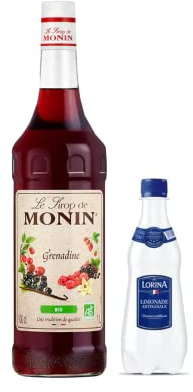 Lot sirop & limonade : Sirop - Grenadine 1L – Limonade Lorina (24x42cl)