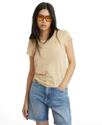 G-Star Women's Eyben Slim Top 2.0, Yellow (reed yellow gd D24533-B059-G500), S