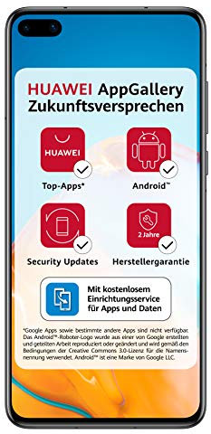 HUAWEI P40 - Smartphone 5G 8GB 128GB Dual Sim Black (Reconditionné)