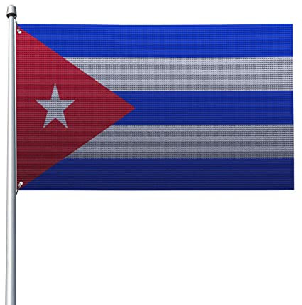 Aliment Flagge von Kuba, Strickeffekt, 90 x 150 cm, für den Außenbereich, Garten, Dekoration, Banner, Innenbereich, Familie, Urlaub, Mode, Party, Dekoration