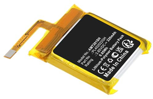 CELLONIC, Batteria per Smartwatch e Braccialetto Fitness compatibile con Amazfit GTS 2 mini (220mAh, 3.8V) Batteria di Ricambio PL402022GH