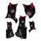 BIKE-label Dekosticker Anime Cat Girl Rot Auto Aufkleber Laptop Handy X400132VA