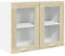 vidaXL Hängeglasschrank Lyon Sonoma-Eiche 80x31x60 cm Holzwerkstoff