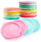 4 Piezas Molde Silicona Redondo 8 Pulgadas, Antiadherente Para Hornear Bizcocho, Tartas De Capas, Queso y Arcoíris