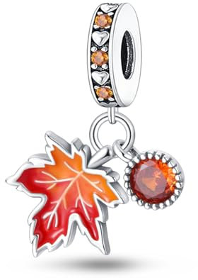 TINSLO Ciondolo Argento Sterling 925 con Cubic Zirconia Pendenti per Pandora Braccialetti, Compatibile con Braccialetti e Collane europei, perfetto Regali per Moglie e Ragazze