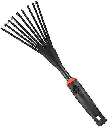 SEWOART 1stück Gartenrechen Mit Holzgriff Multifunktionales Werkzeug Für Gartenarbeit Fegen Von Und Gras Im Garten Und