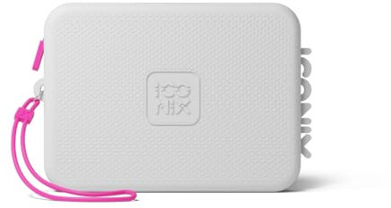 ICONIX Pochette Donna 2025 – Elegante e Spaziosa, Perfetta per Mare, Casa e Piscina, in Varie Colorazioni (Bianco Fucsia, Pochette)
