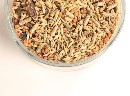 Kaninchenmix, Kaninchenfutter (5kg), Memmendorfer Kaninchenmix – Alleinfuttermittel für Hasen und Kaninchen, Proteinquelle, nachhaltig angebaut mit Luzerne aus Deutschland