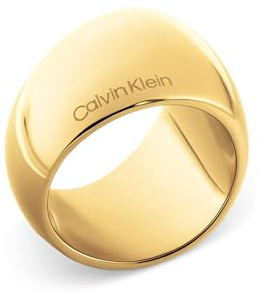 Calvin Klein Ring für Damen Kollektion MODERN PURITY aus Edelstahl und Gelbgold-beschichtung - 35000834C