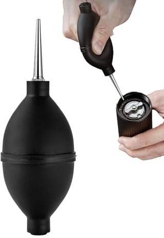 Fnaekier Air Pump Dust Blower | Air Blower Duster Bulb | Handheld Portable Cleaning Supplies for Telescope Filters Keyboards Coffee Grinder Sensor Watch Musical Instruments