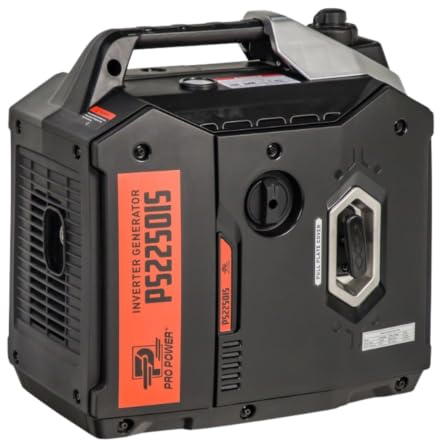 Silent Petrol Inverter Generator 2000W – 1.8 kW Rated / 2.0 kW Max Portable Gasoline Powered Generator with Low Noise Copper Alternator, UK Socket, 4-Stroke Engine – Backup Power for Home