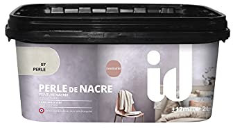 Peinture nacrée décorative PERLE DE NACRE 2L PERLE - ID Paris