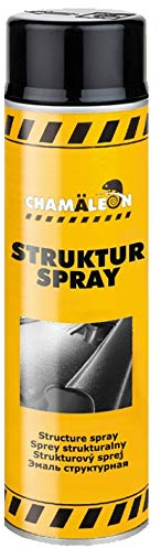 Chamäleon Peinture texturée noire 1 x 500 ml en plastique pour pare-chocs en plastique