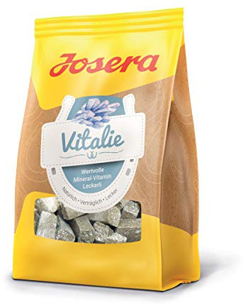 JOSERA Vitalie - Pferdeleckerli (1 x 900 g) | wertvolle Mineral-Vitamin Pferdeleckerlis | hoher Biotingehalt | hochwertige Mineralien und Vitamine | 1er Pack