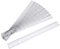 LUTER 10 Stück 30cm Transparentes Kunststoff Lineal mit Zoll und Metrisch für Schule, Büro, Zuhause