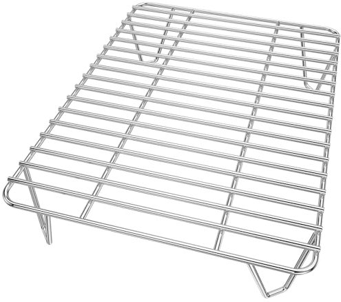 Grisun Grillrost für Green Mountain Grill Davy Crockett Pellet Grill GMG-6016 Edelstahl oberer Rack, Warming Rack Zubehör (14 x 10 x 3,5)